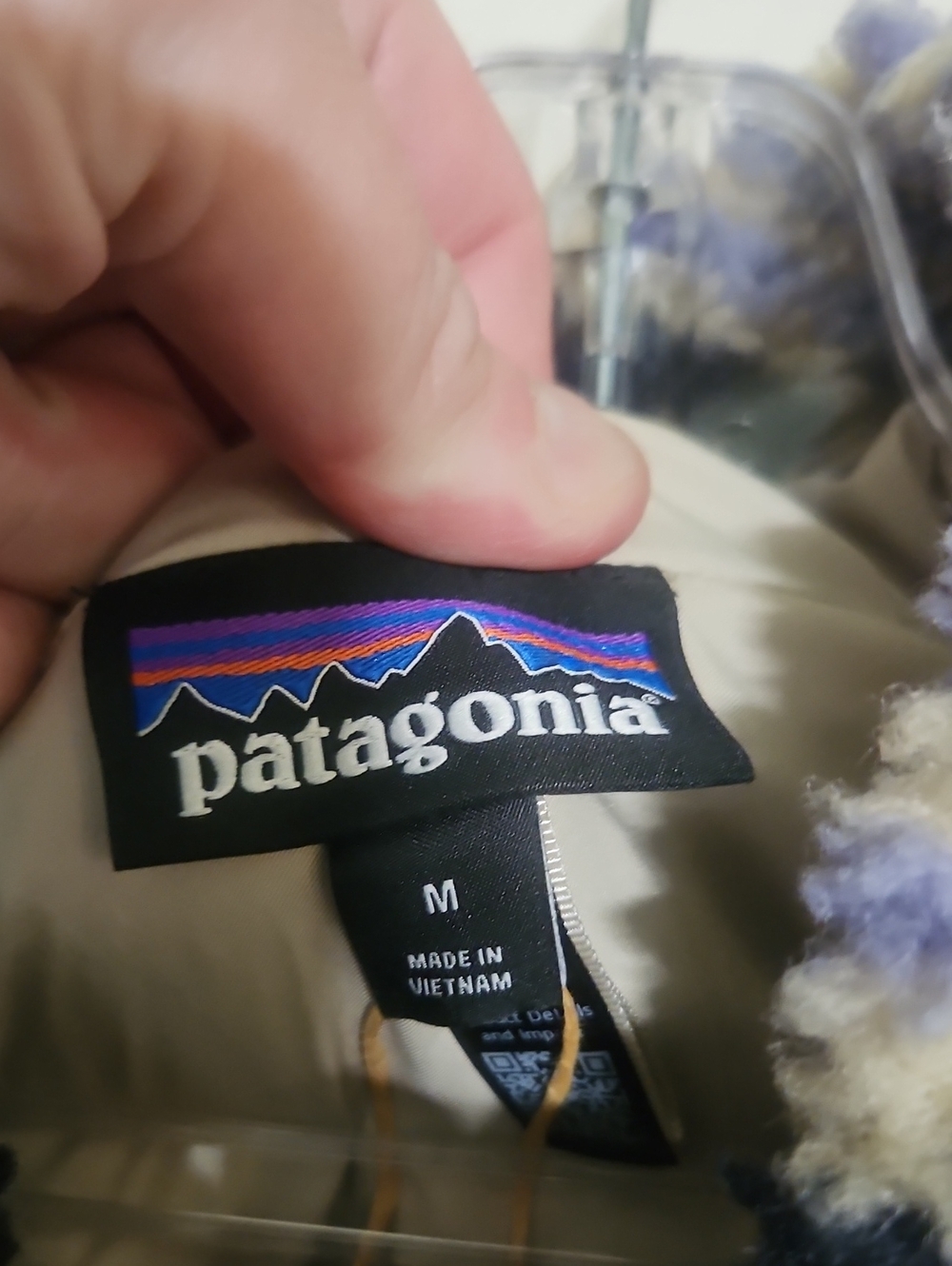 Patagonia Lunar Dusk Hoodie: RAINFALL QUILT: DARK NATURAL: NEW WITH TAGS: SIZE M - Picture 4 of 6